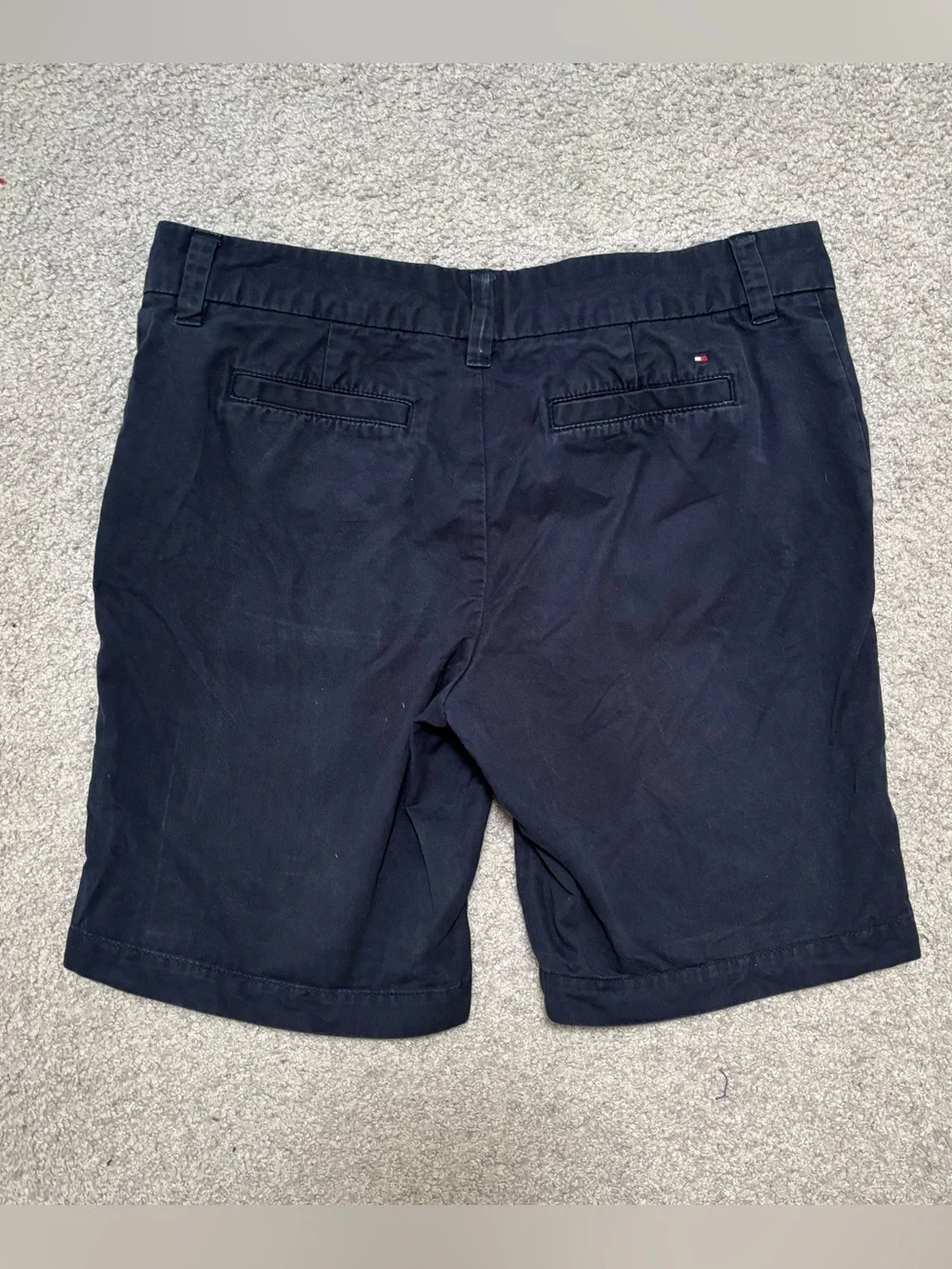 Tommy Hilfiger Women's Dark Navy Cotton Bermuda Shorts